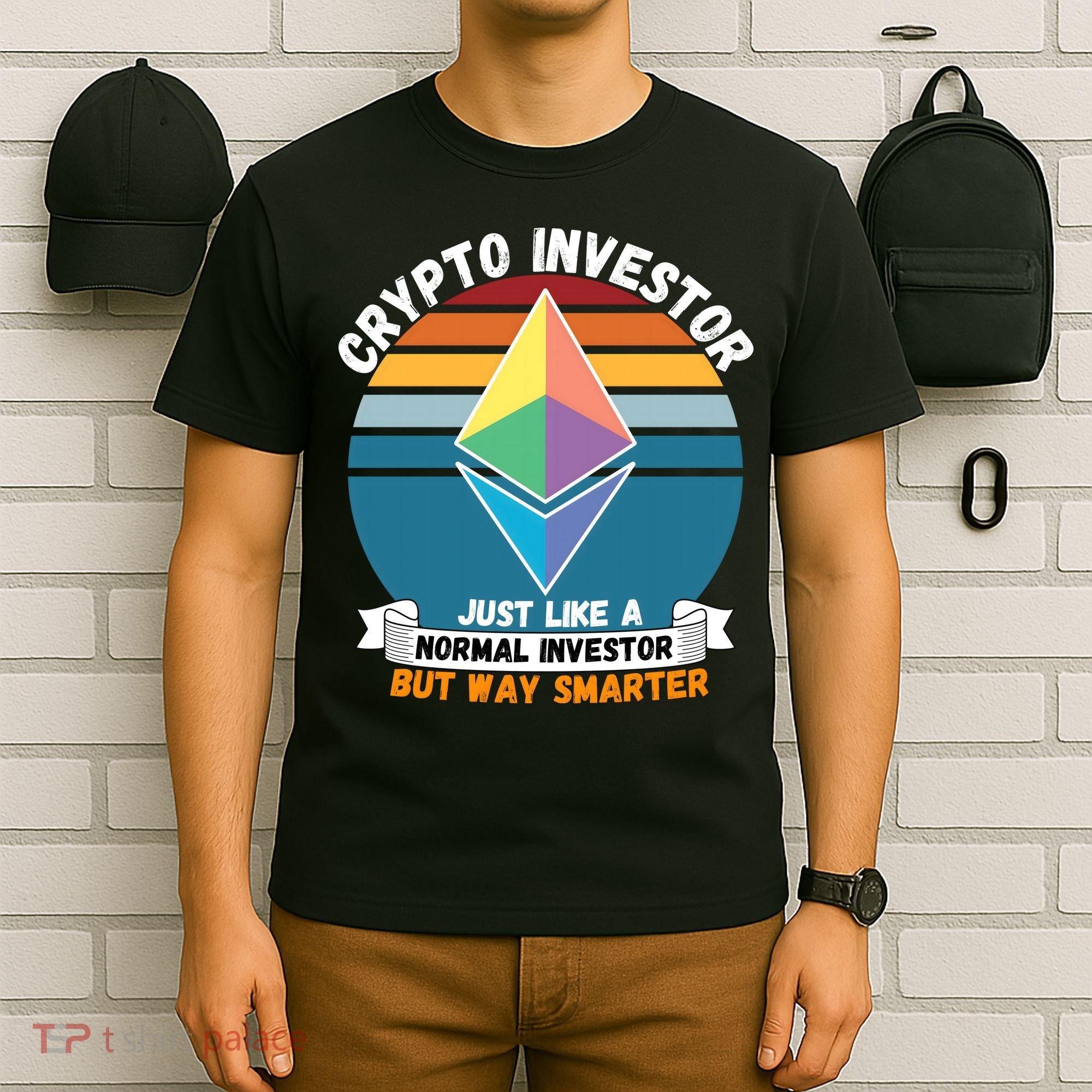Ethereum Crypto Investor, HODL Ethereum, Crypto Coin, Funny ETH T-Shirt