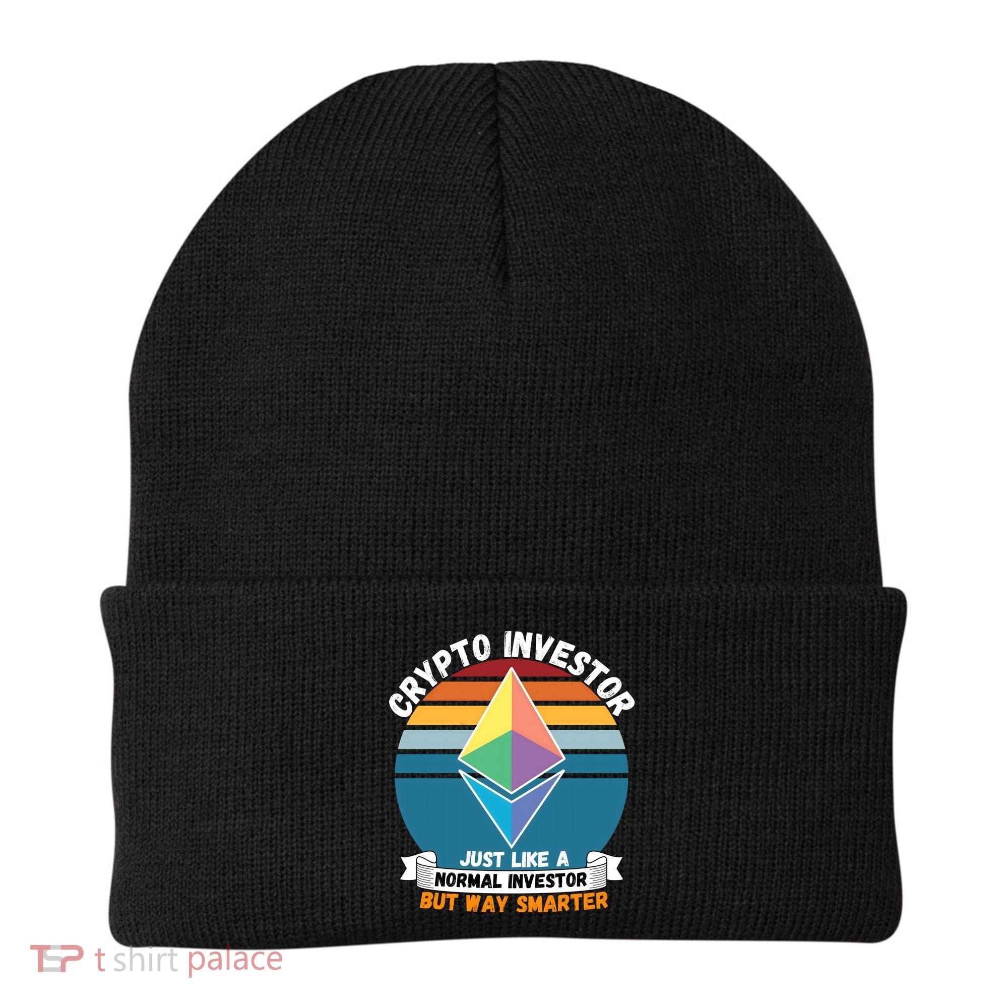 Ethereum Crypto Investor, HODL Ethereum, Crypto Coin, Funny ETH Beanie