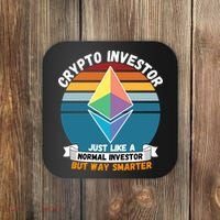 Ethereum Crypto Investor, HODL Ethereum, Crypto Coin, Funny ETH Coaster thumb 0