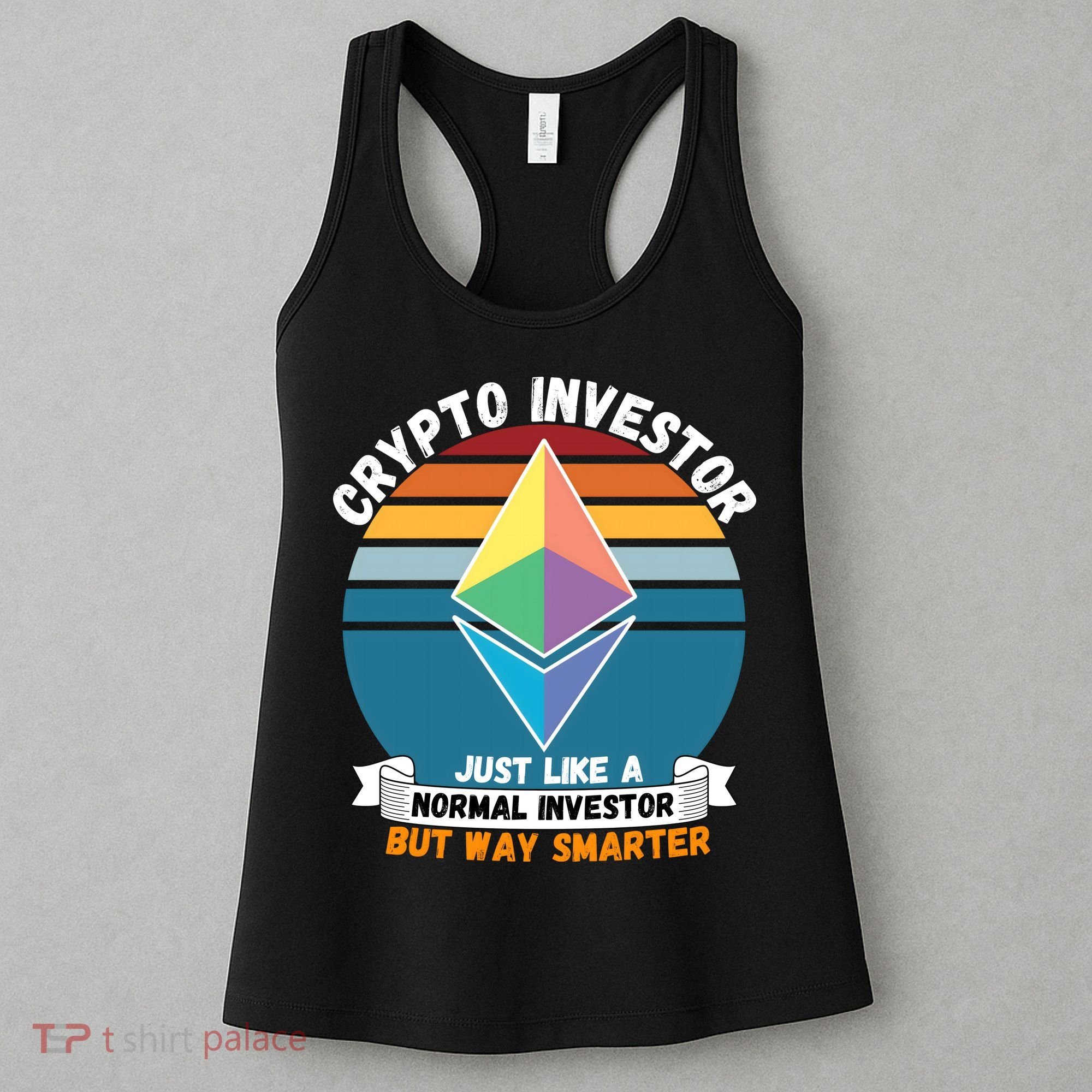 Ethereum Crypto Investor, HODL Ethereum, Crypto Coin, Funny ETH Women's Tank Top
