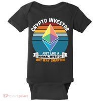 Ethereum Crypto Investor, HODL Ethereum, Crypto Coin, Funny ETH Baby Bodysuit thumb 0