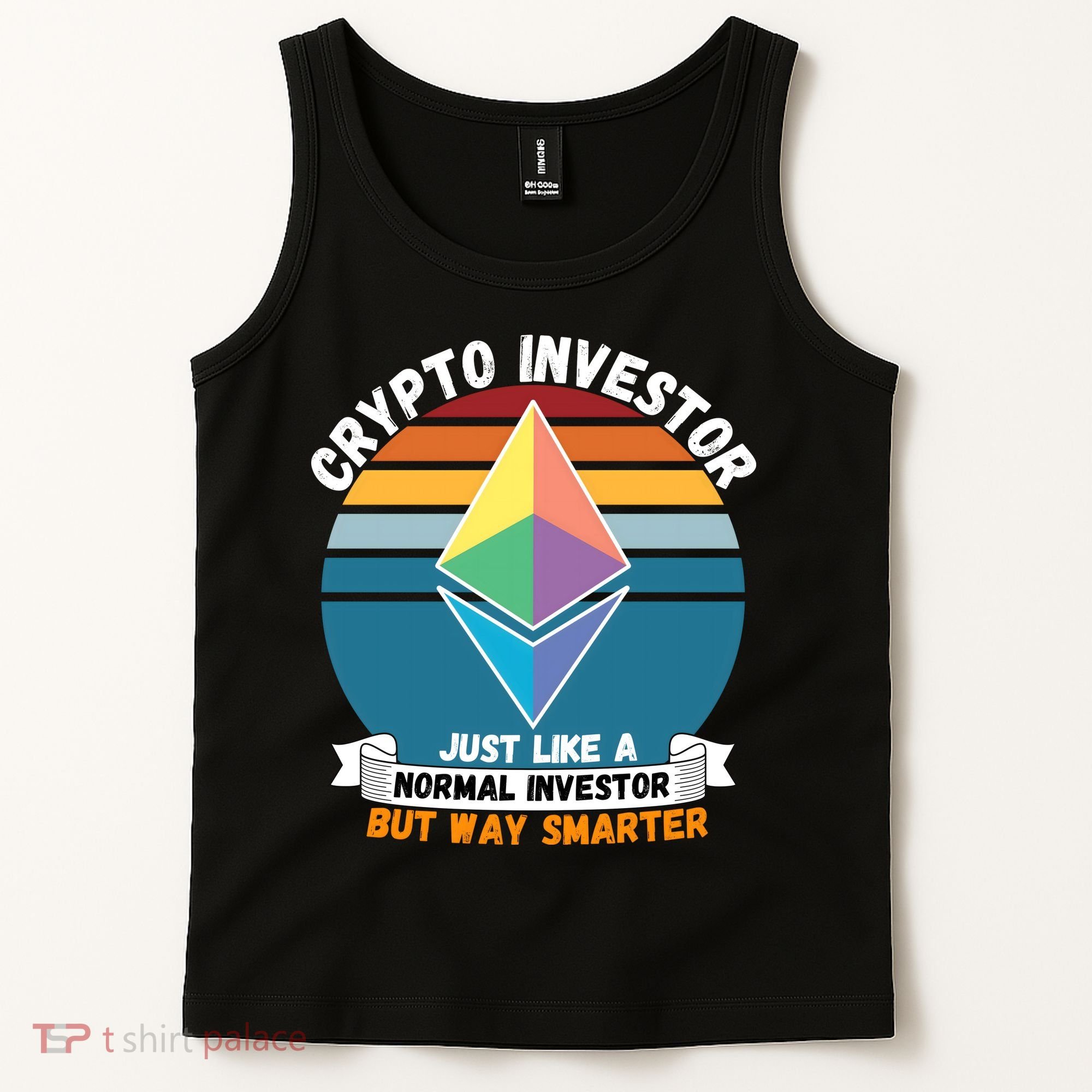 Ethereum Crypto Investor, HODL Ethereum, Crypto Coin, Funny ETH Tank Top