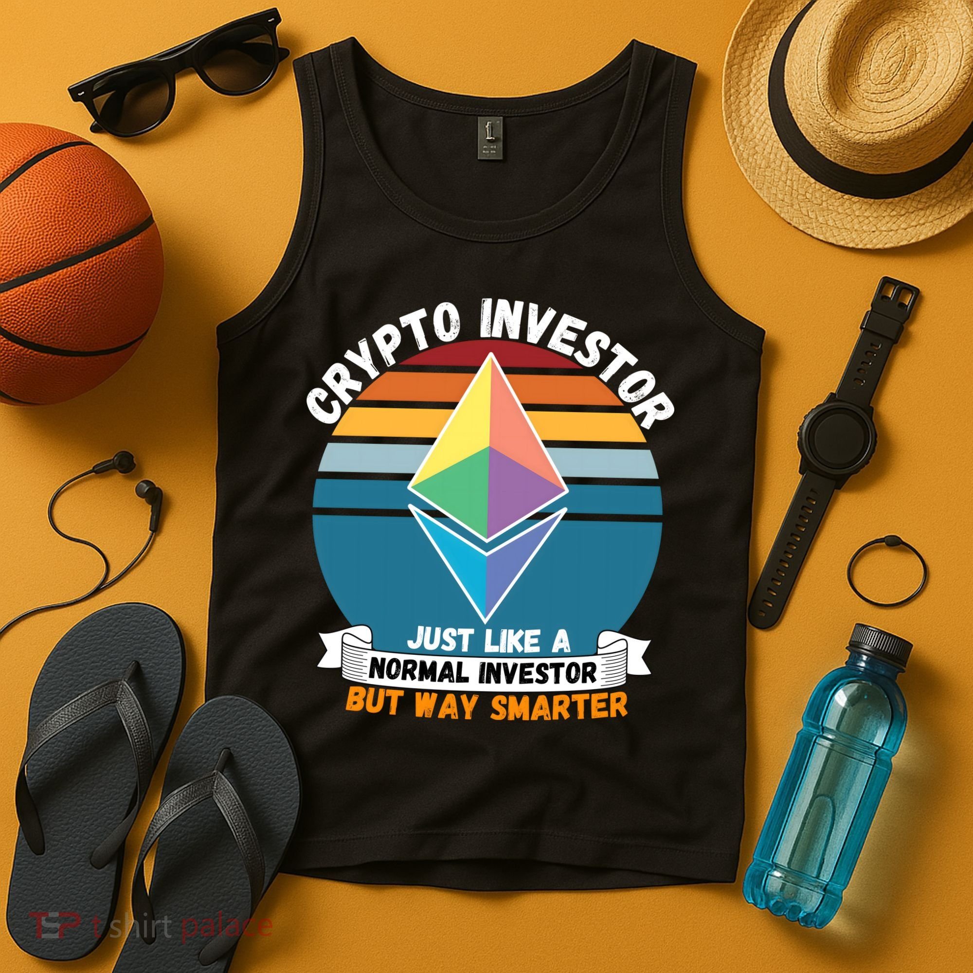 Ethereum Crypto Investor, HODL Ethereum, Crypto Coin, Funny ETH Tank Top