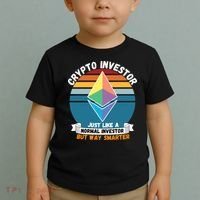 Ethereum Crypto Investor, HODL Ethereum, Crypto Coin, Funny ETH Toddler T-Shirt thumb 2
