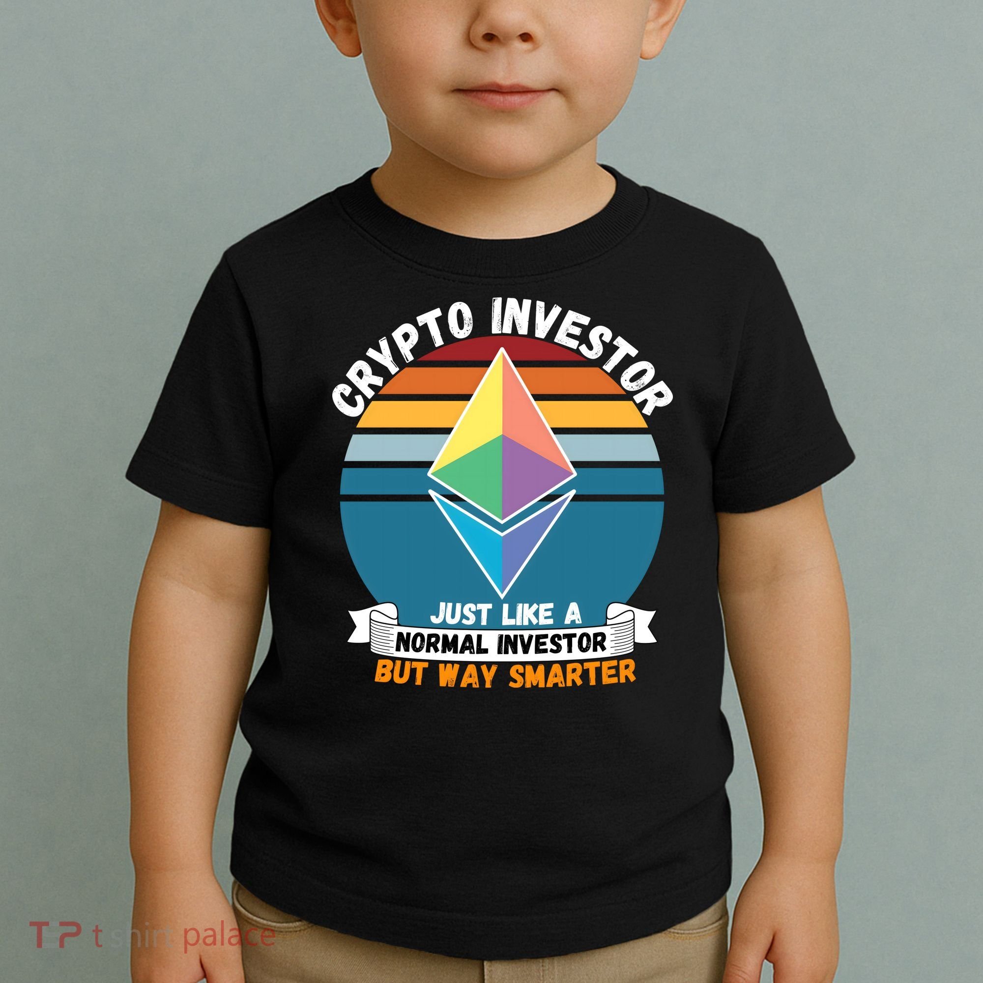 Ethereum Crypto Investor, HODL Ethereum, Crypto Coin, Funny ETH Toddler T-Shirt