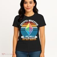 Ethereum Crypto Investor, HODL Ethereum, Crypto Coin, Funny ETH Women's T-Shirt thumb 4