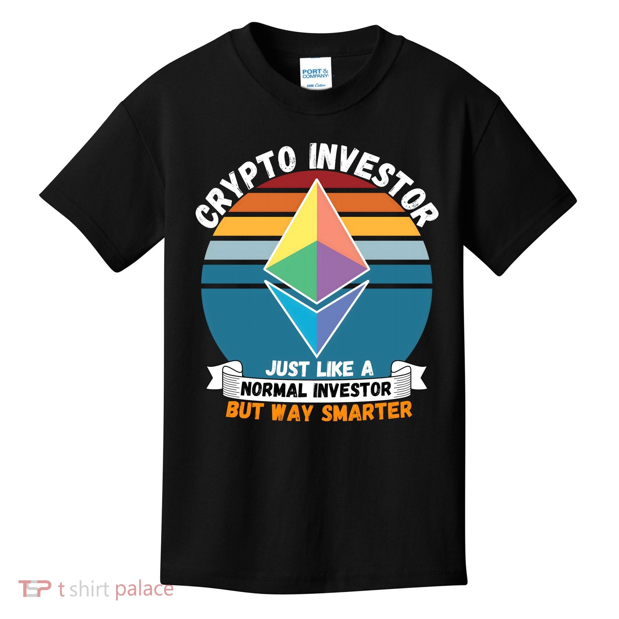 Ethereum Crypto Investor, HODL Ethereum, Crypto Coin, Funny ETH Kids T-Shirt