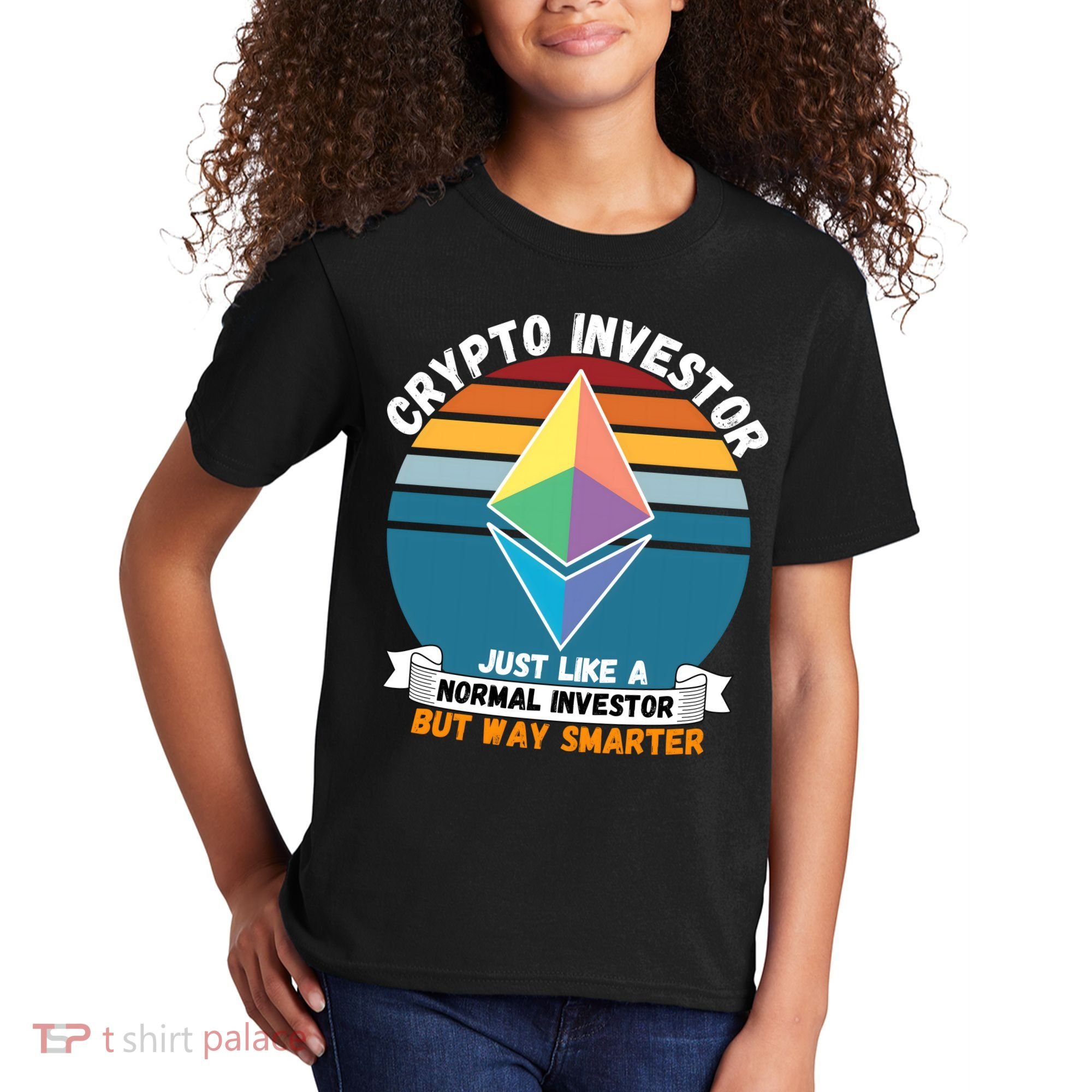 Ethereum Crypto Investor, HODL Ethereum, Crypto Coin, Funny ETH Kids T-Shirt