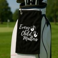 Every Child In Matters Orange Day Kindness Equality Unity Golf Towel thumb 2