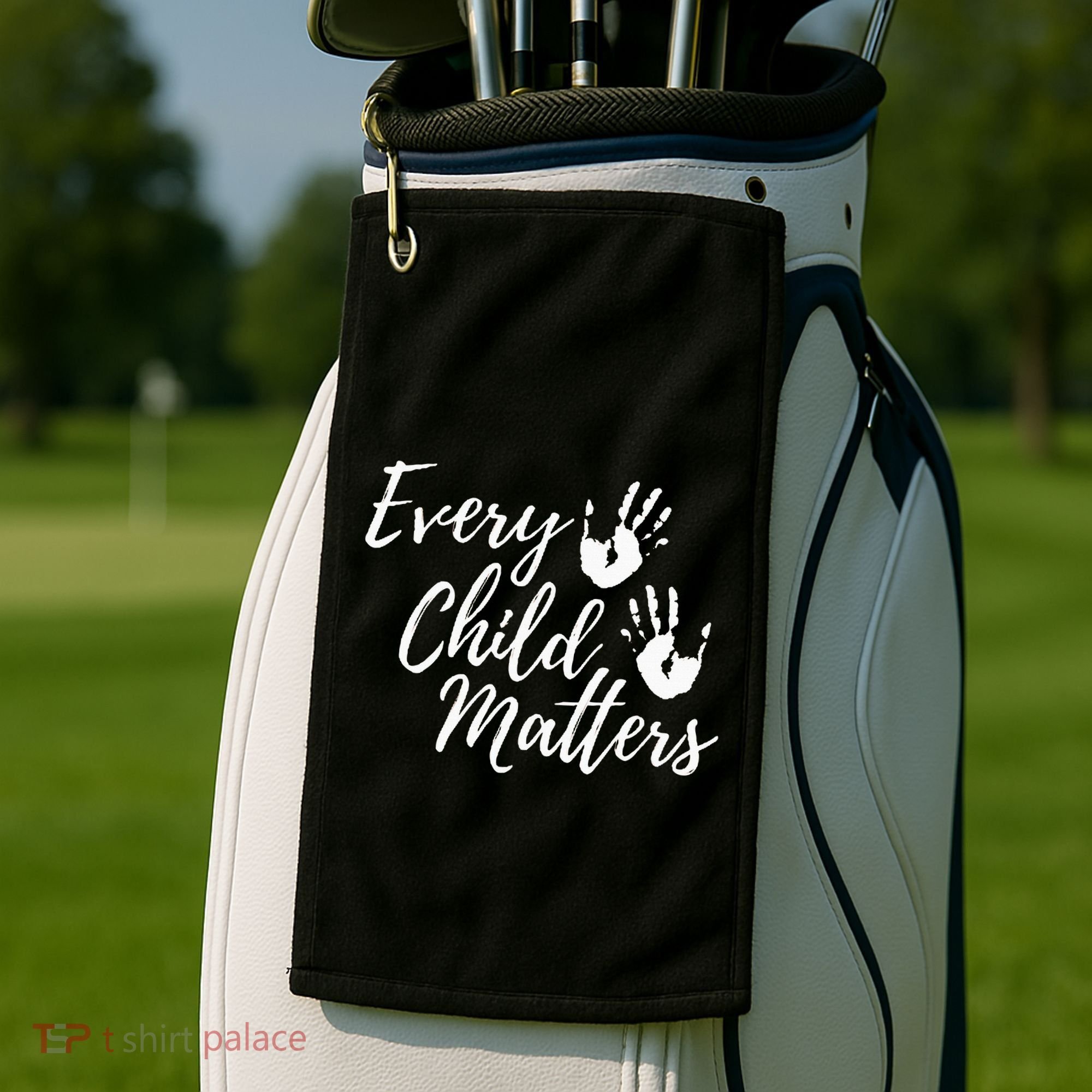 Every Child In Matters Orange Day Kindness Equality Unity Golf Towel