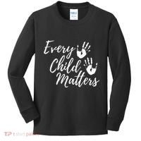 Every Child In Matters Orange Day Kindness Equality Unity Kids Long Sleeve Shirt thumb 0