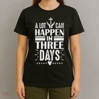 Easter Christian Jesus Cross Celebration Resurrection 3 Days T-Shirt thumb 4