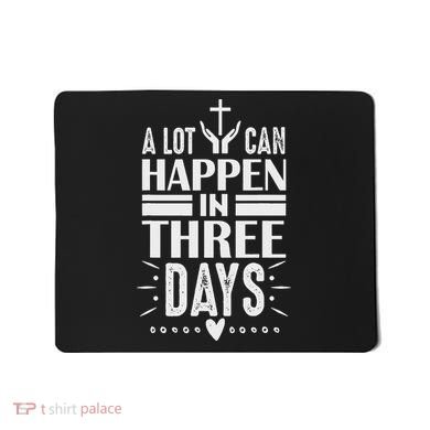 Easter Christian Jesus Cross Celebration Resurrection 3 Days Mousepad