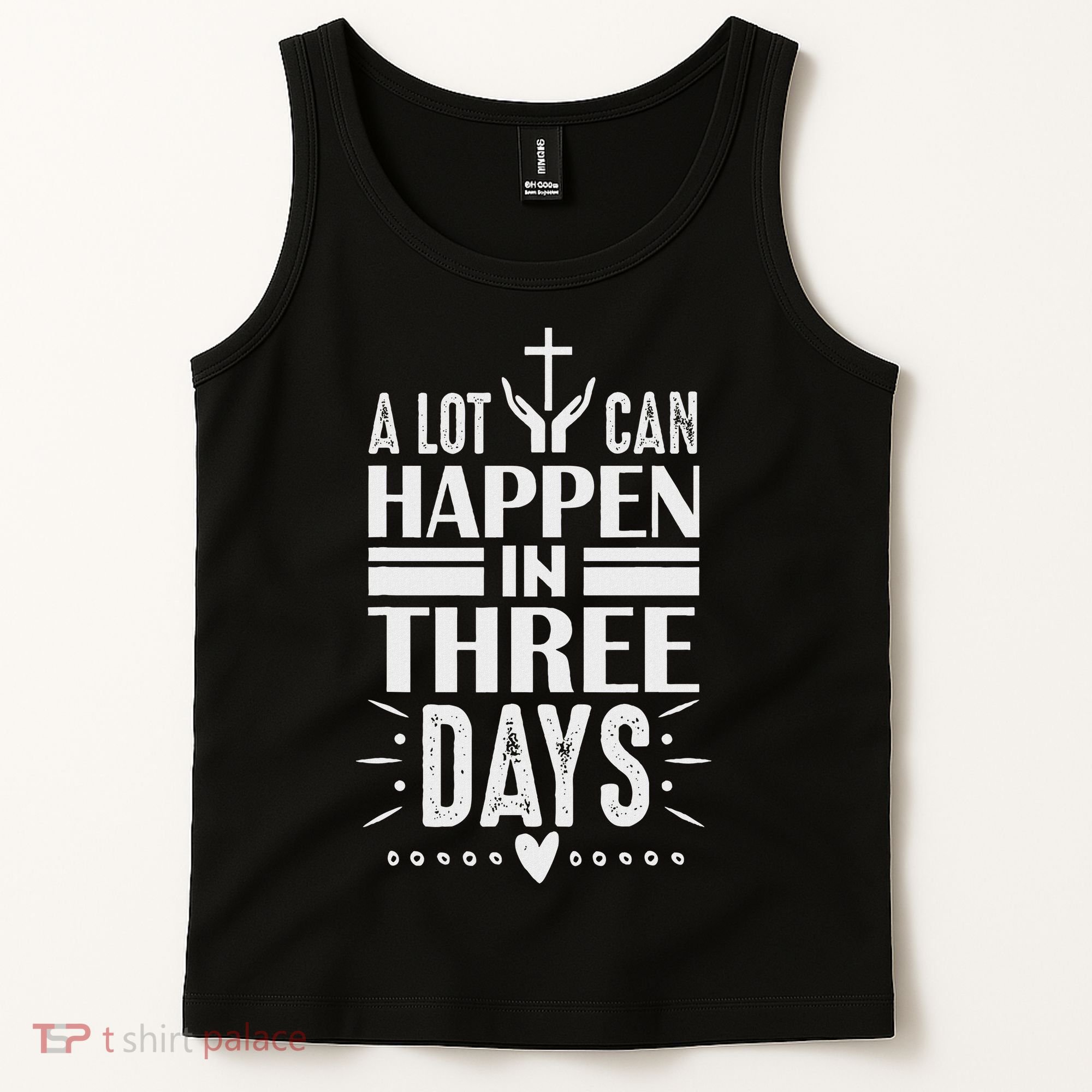 Easter Christian Jesus Cross Celebration Resurrection 3 Days Tank Top