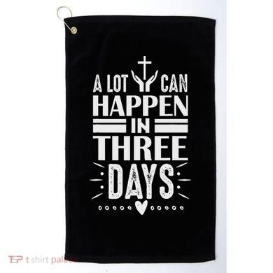 Easter Christian Jesus Cross Celebration Resurrection 3 Days Golf Towel