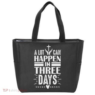 Easter Christian Jesus Cross Celebration Resurrection 3 Days Tote Bag