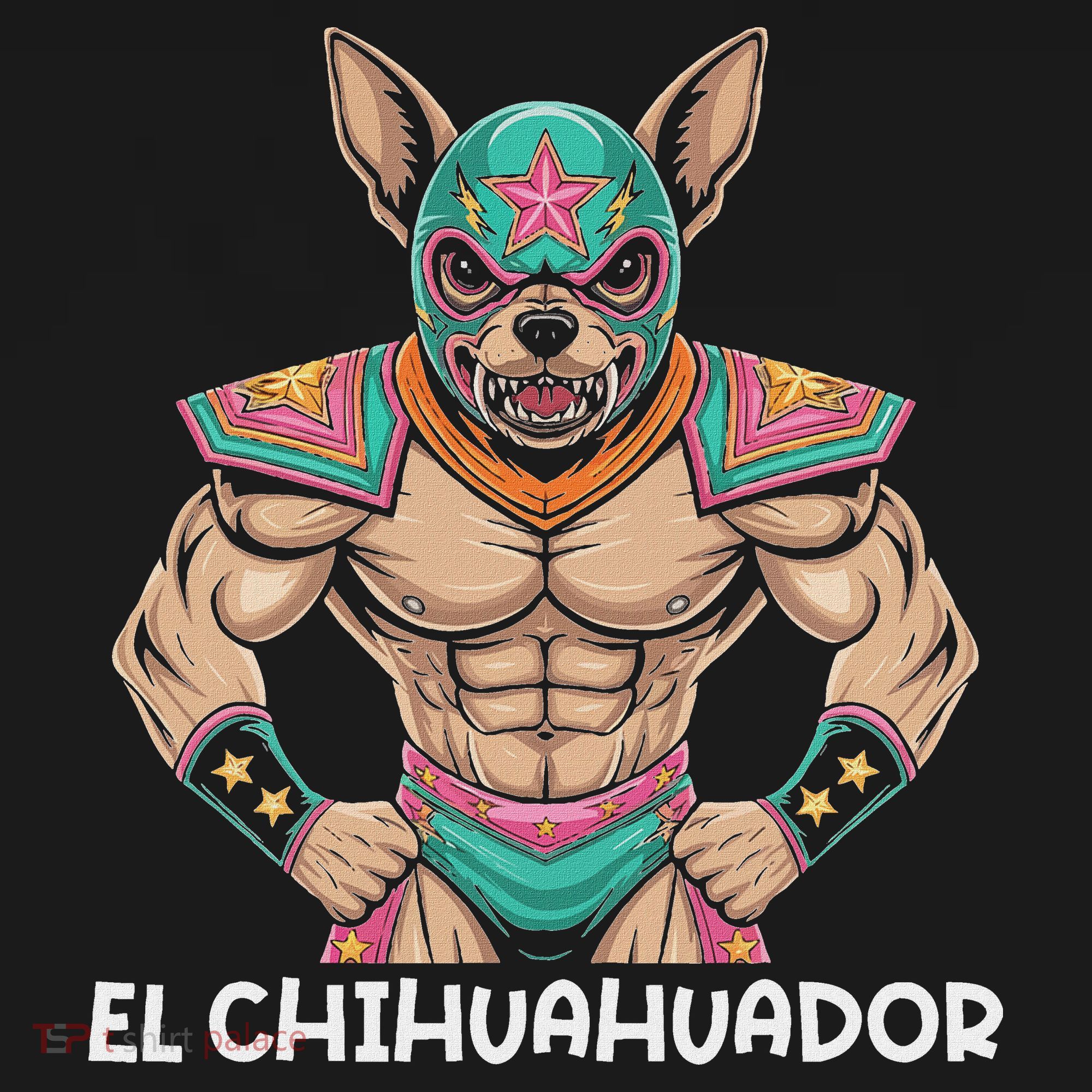  El Chihuahuador Lucha Libre Mexican Wrestler Wrestling Luchador Women's Hoodie