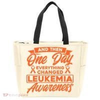 Everything Changed Leukemia Awareness Tote Bag thumb 0