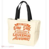 Everything Changed Leukemia Awareness Tote Bag thumb 3
