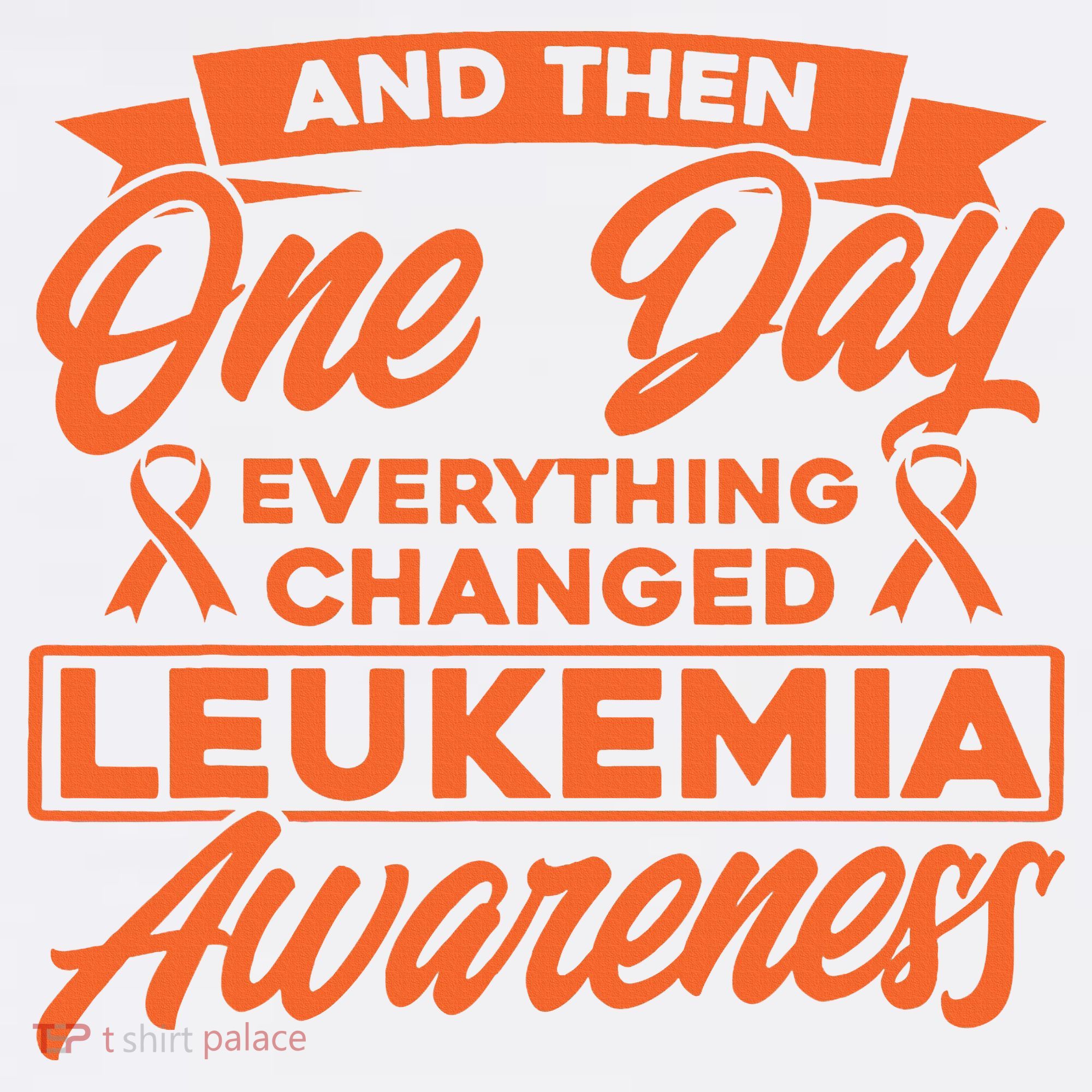 Everything Changed Leukemia Awareness Bucket Hat