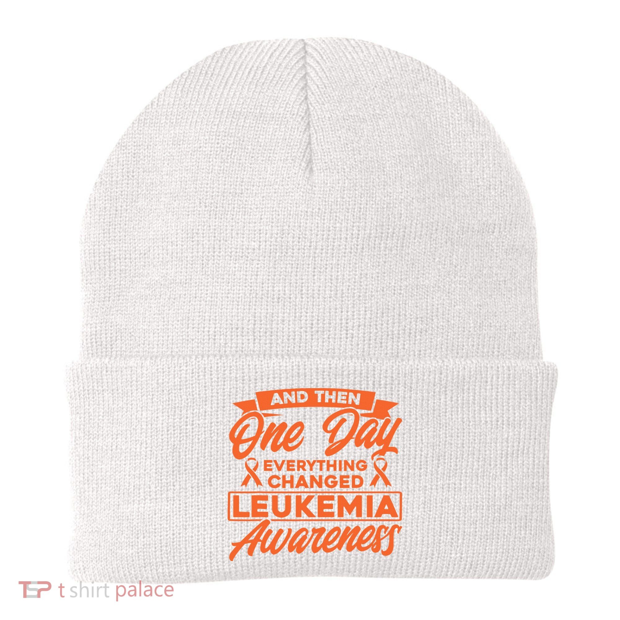 Everything Changed Leukemia Awareness Beanie