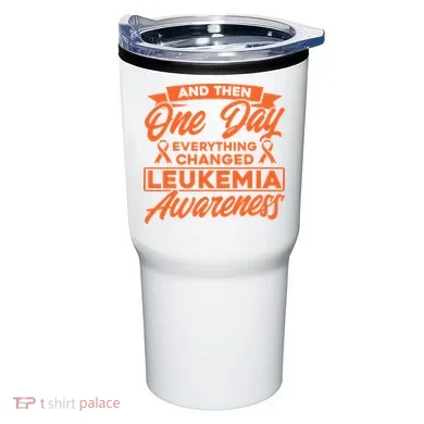 Everything Changed Leukemia Awareness Tumbler