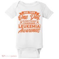 Everything Changed Leukemia Awareness Baby Bodysuit thumb 0