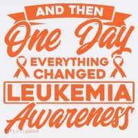 Everything Changed Leukemia Awareness Golf Towel thumb 3