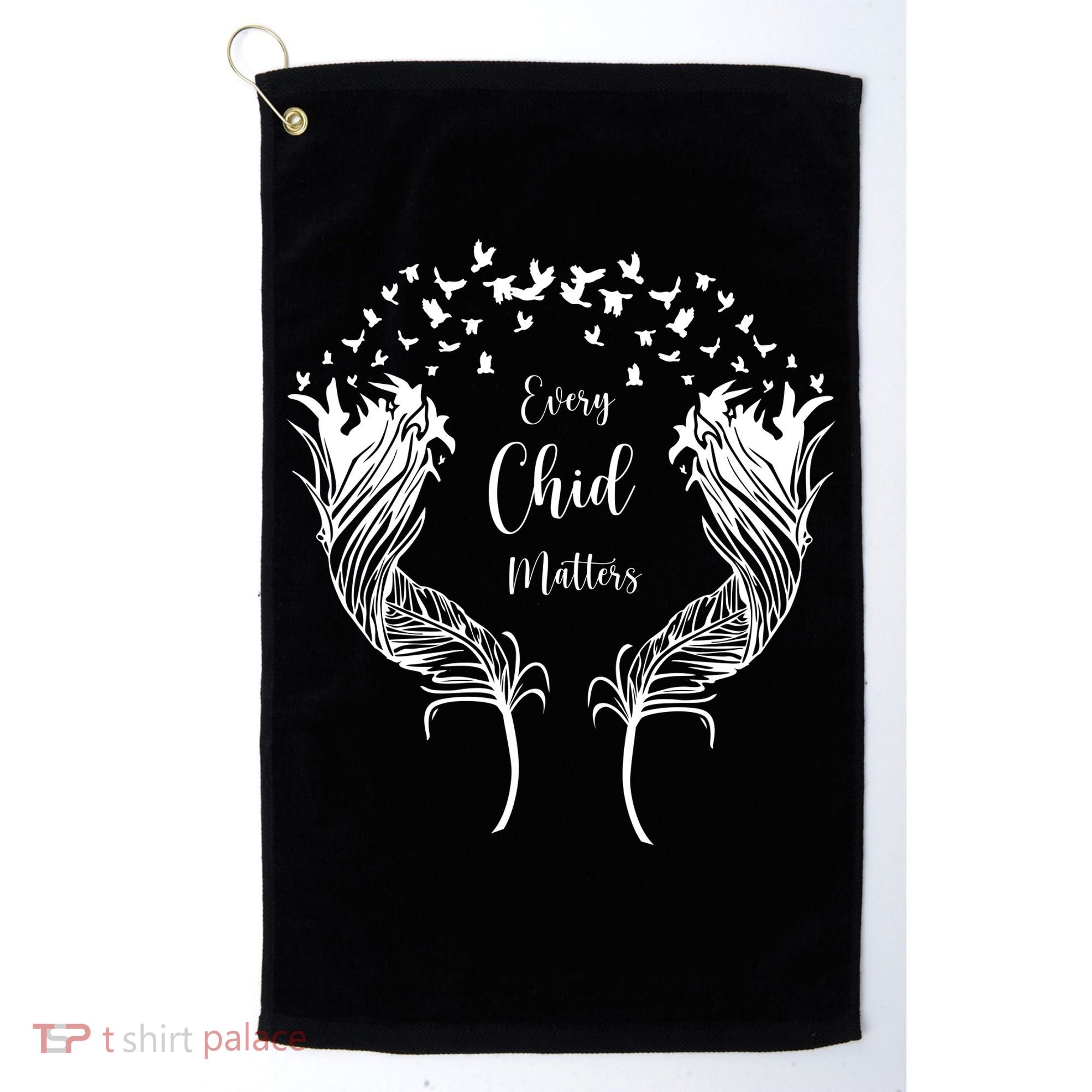 Every Child Matters Orange, Kindness And Equality Golf Towel