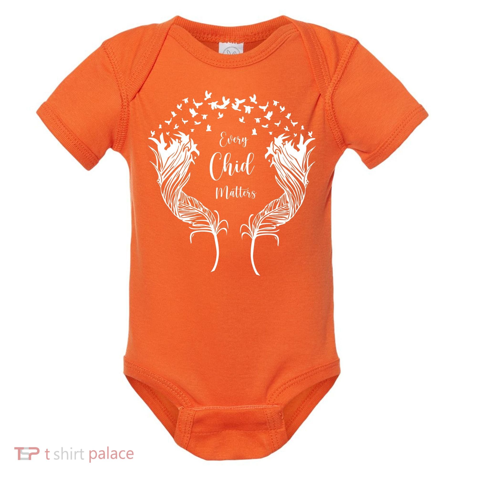 Every Child Matters Orange, Kindness And Equality Baby Bodysuit