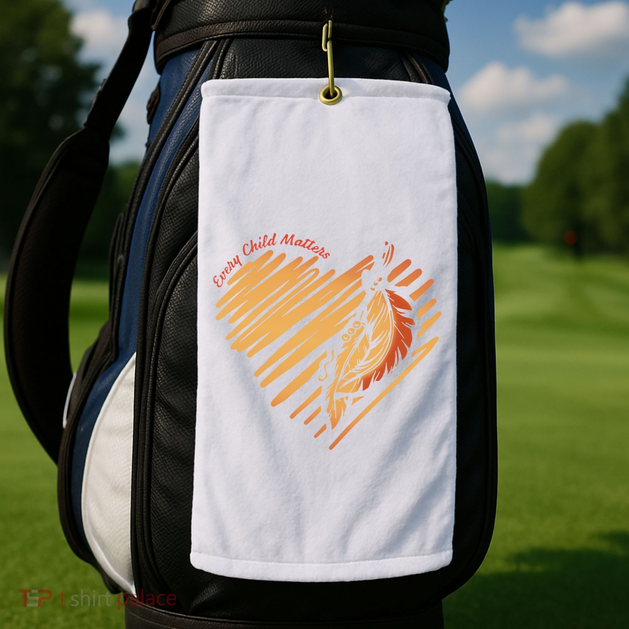 Every Child Matters Kindness And Equality Golf Towel