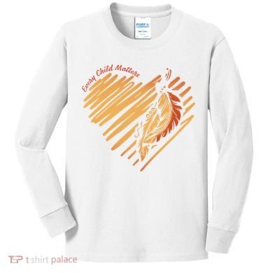 Every Child Matters Kindness And Equality Kids Long Sleeve Shirt