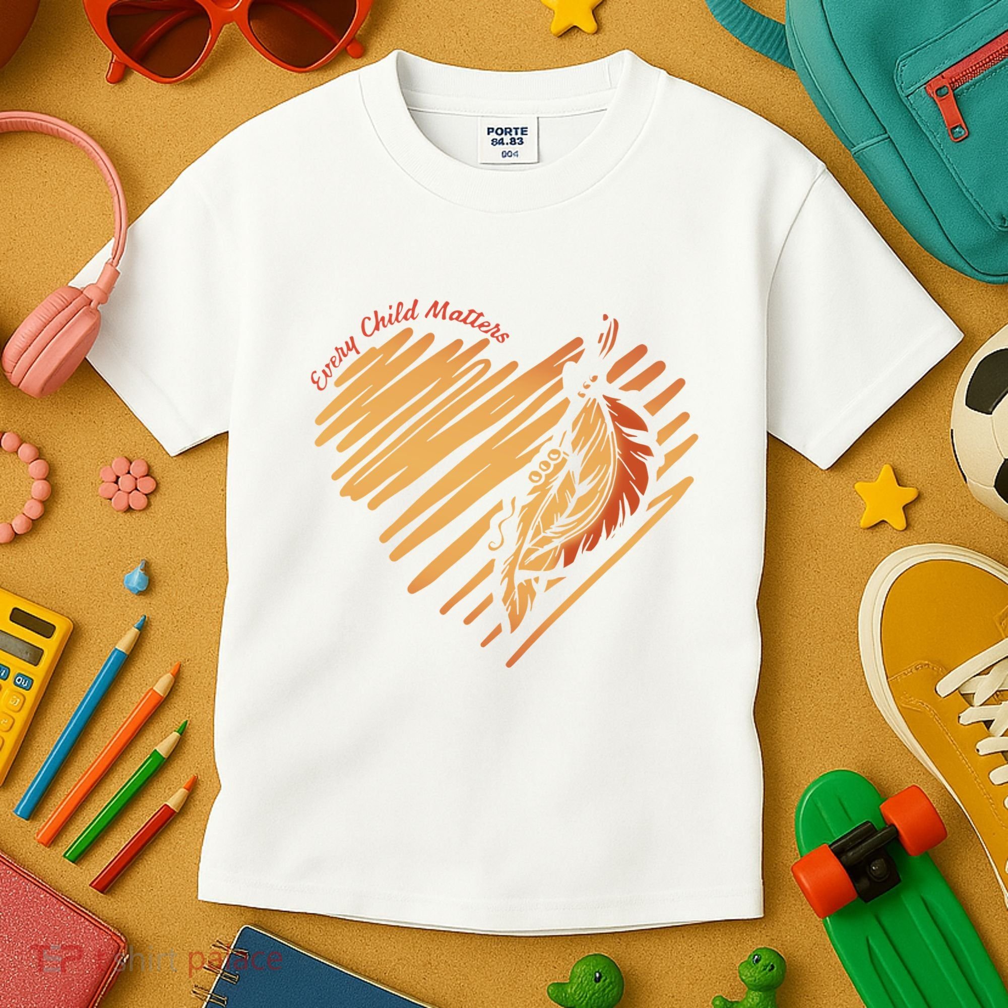 Every Child Matters Kindness And Equality Kids T-Shirt
