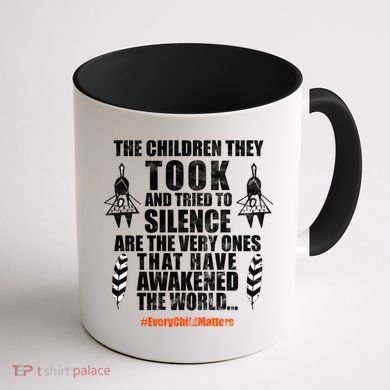 Every Child Matters Quote Coffee Mug back