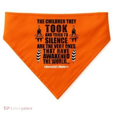 Every Child Matters Quote USA-Made Doggie Bandana