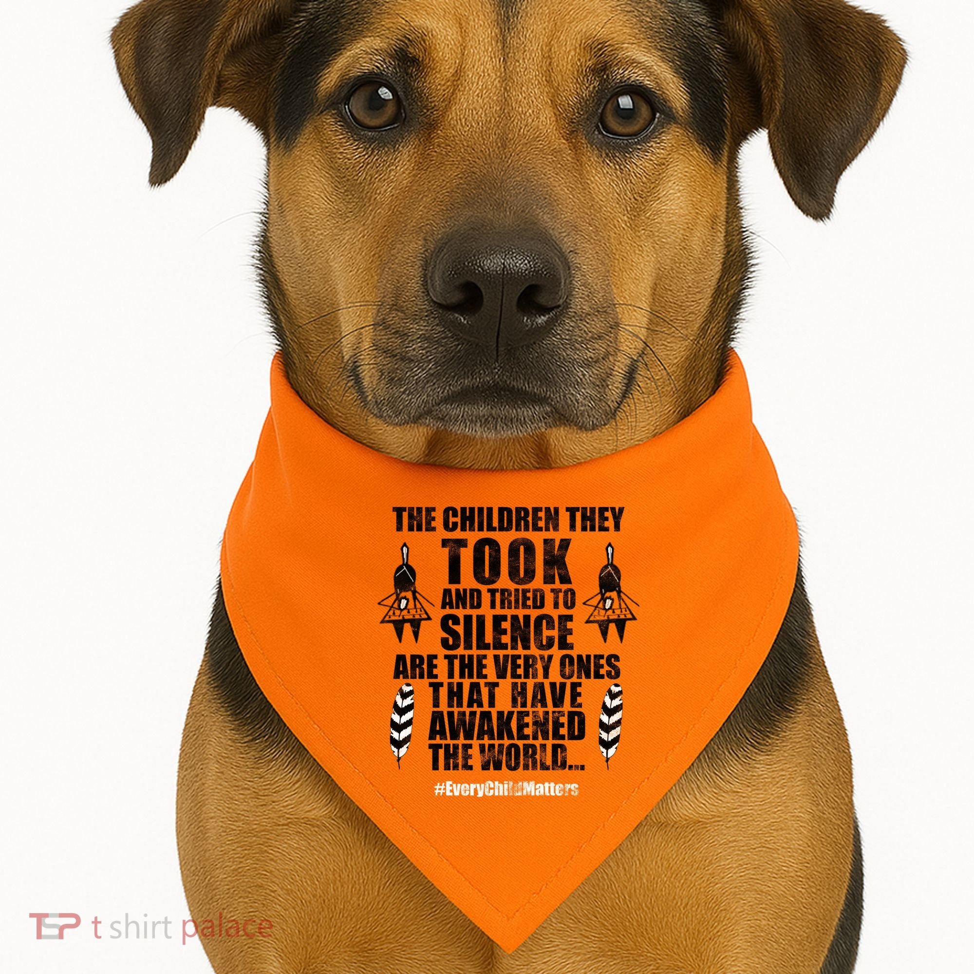 Every Child Matters Quote USA-Made Doggie Bandana