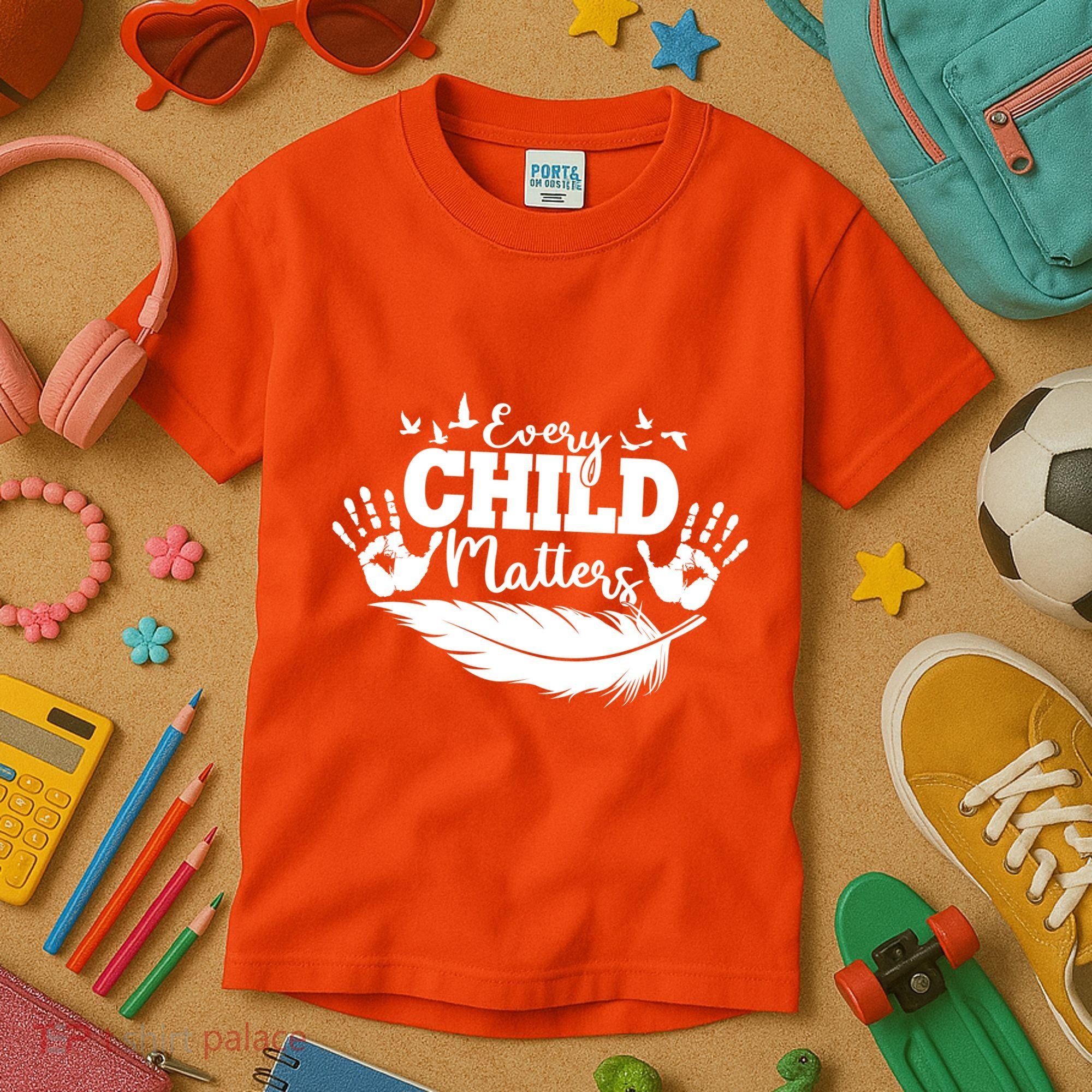 Every Child Matter Celebrate Orange Day Kids T-Shirt