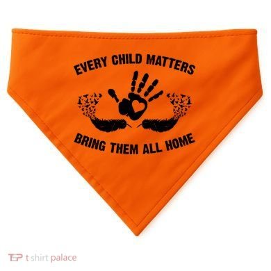 Every Child Matters Bring Them All Home USA-Made Doggie Bandana