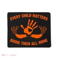 Every Child Matters Bring Them All Home Orange Handprint Mousepad thumb 0