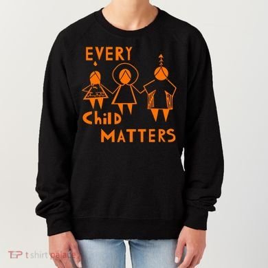 Every Child Matters Orange Print Women's Sweatshirt