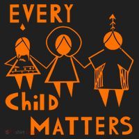 Every Child Matters Orange Print Women's Sweatshirt thumb 2