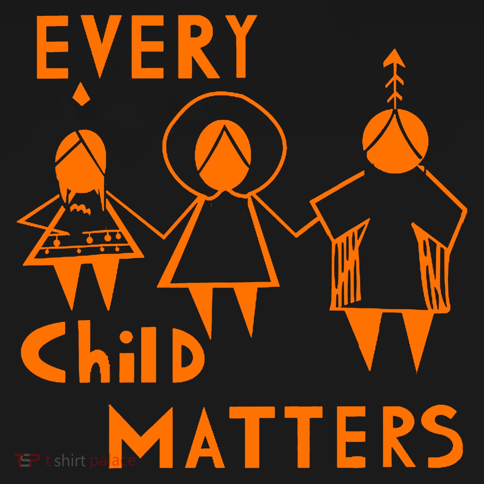 Every Child Matters Orange Print T-Shirt