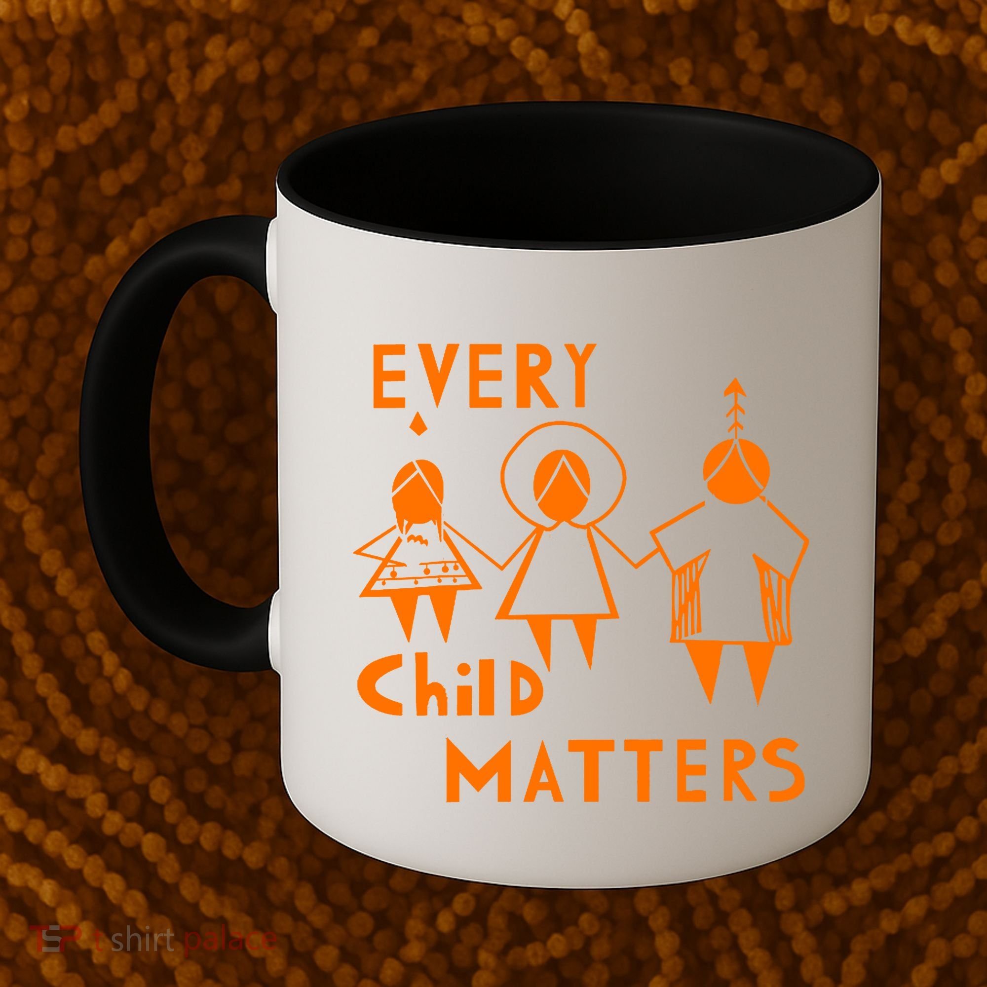 Every Child Matters Orange Print Coffee Mug