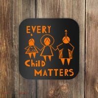 Every Child Matters Orange Print Coaster thumb 0