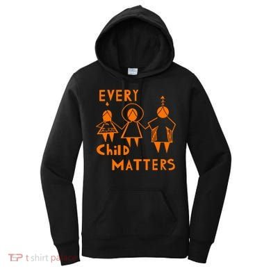 Every Child Matters Orange Print Women's Hoodie