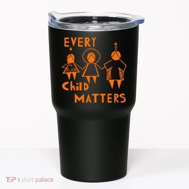 Every Child Matters Orange Print Tumbler