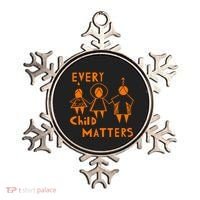 Every Child Matters Orange Print Ornament thumb 0