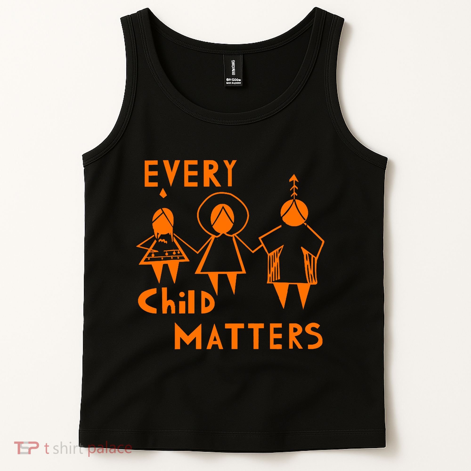 Every Child Matters Orange Print Tank Top