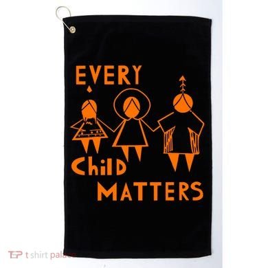 Every Child Matters Orange Print Golf Towel