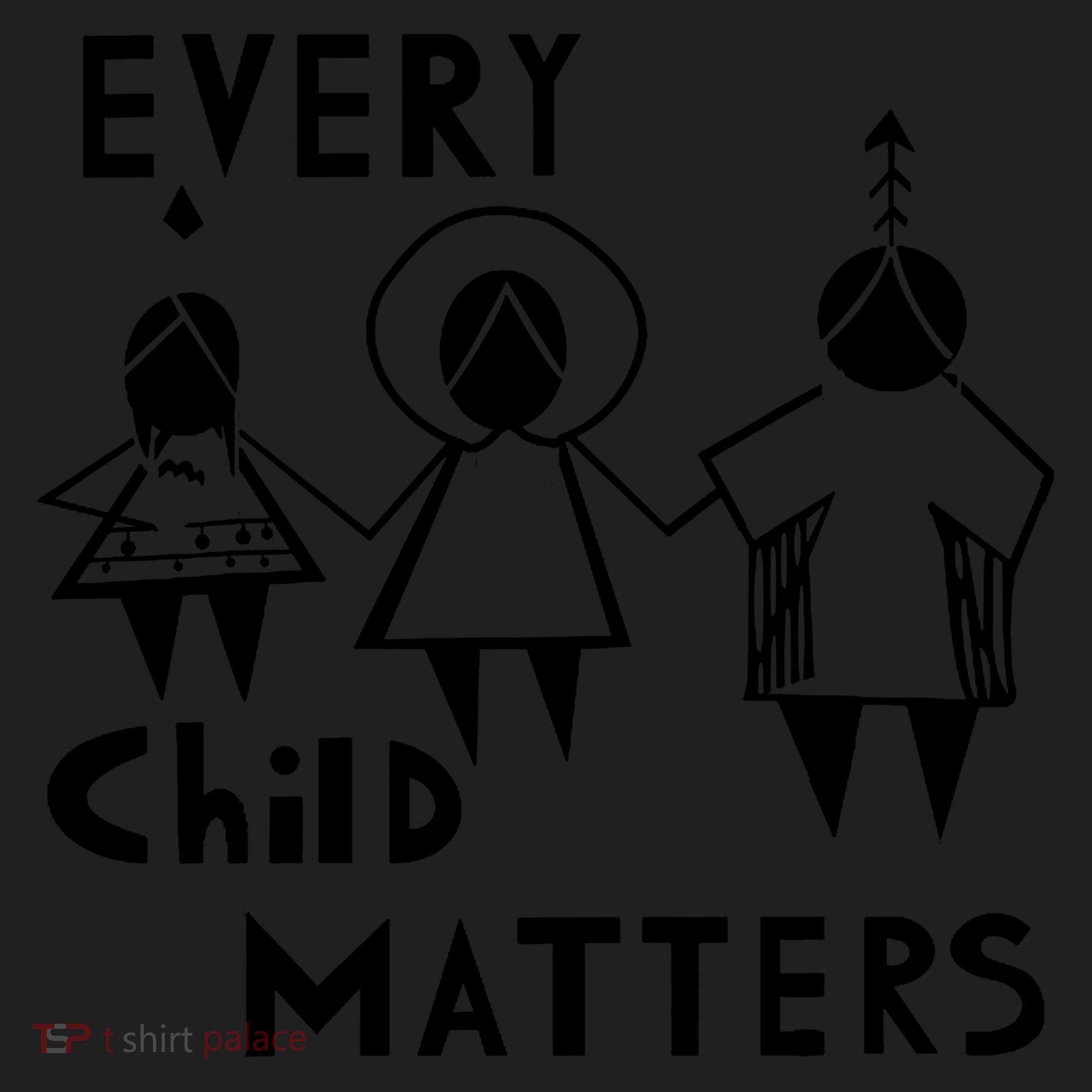 Every Child Matters Black Print Orange Women's Sweatshirt